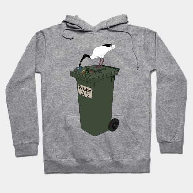 Brisbin Bin Chicken Hoodie by BinChickenBaby